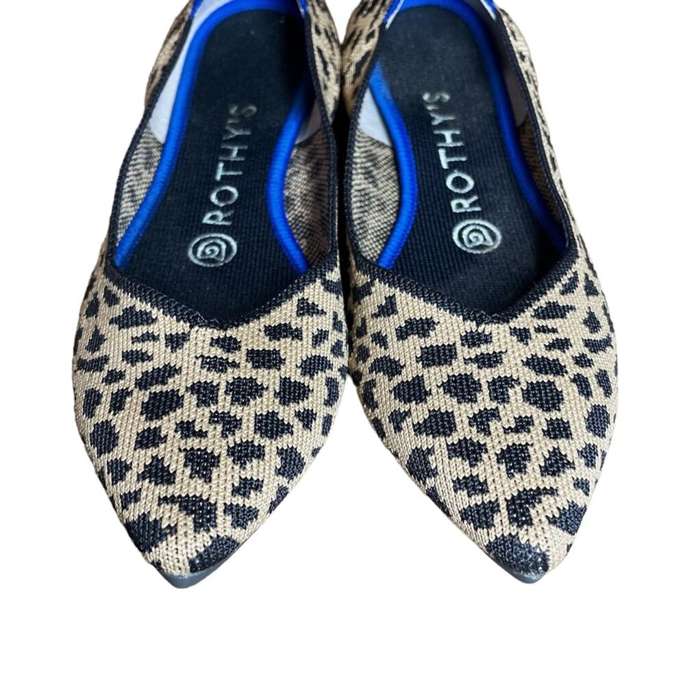 Rothy’s Leopard Print Retired The Point Flats - 7 - image 7